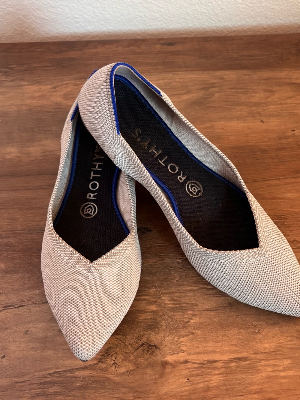 Rothy's The Point Retired Flax Birdseye Flats